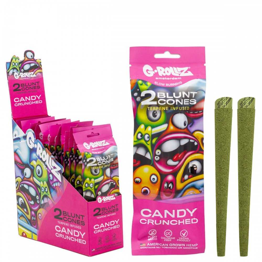 G-Rollz Coni infusi di terpeni "Candy Crunched G-Rollz Prodotti