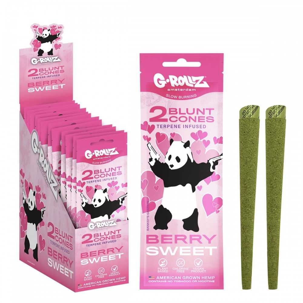 G-ROLLZ Terpene Infused Cones Banksy's "Berry Sweet G-Rollz Products