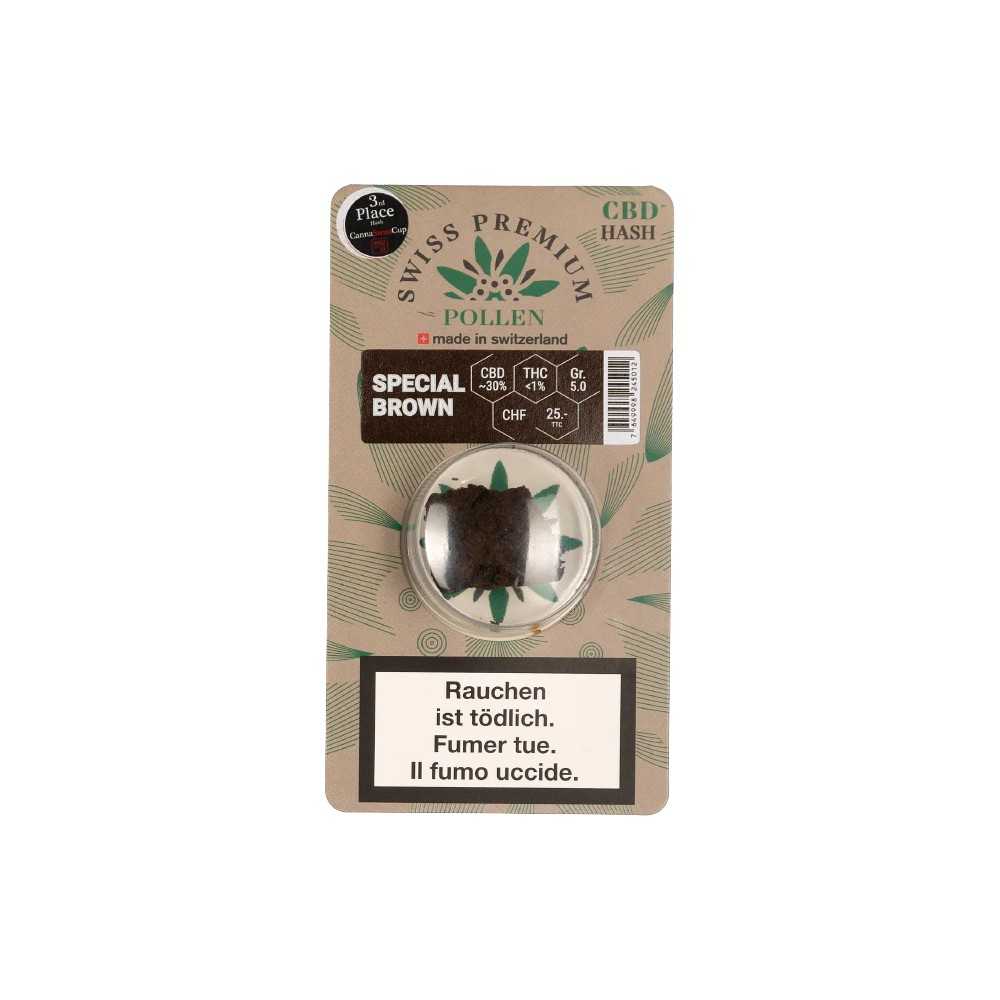 Hash CBD Swiss Premium Pollen "Special Brown" 5g Swiss Premium Pollen Produkte