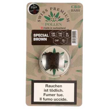 Hash CBD Swiss Premium Pollen "Special Brown" 5g Swiss Premium Pollen Produkte