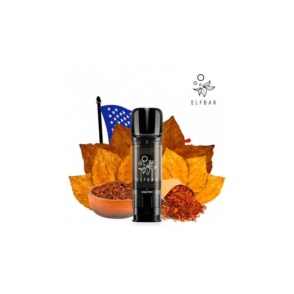 PATRONEN ELFA PRO - USA MIX (HELLER TABAK) - ELF BAR PACK X2 Elf Bar Produkte