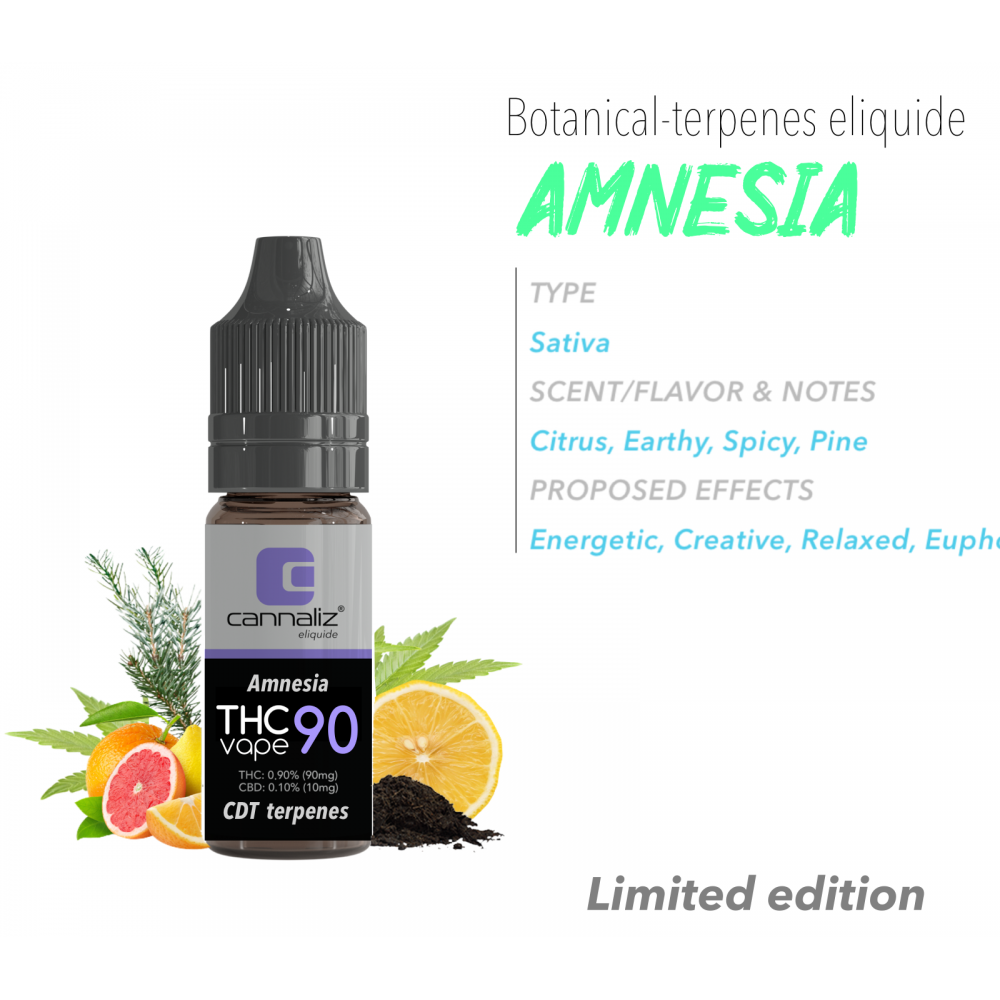 Cannaliz THC Vape E-liquid Amnesia Cannaliz Prodotti