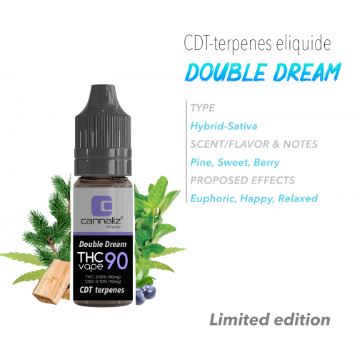 Cannaliz THC Vape E-liquide CDT Double Dream Cannaliz Produits