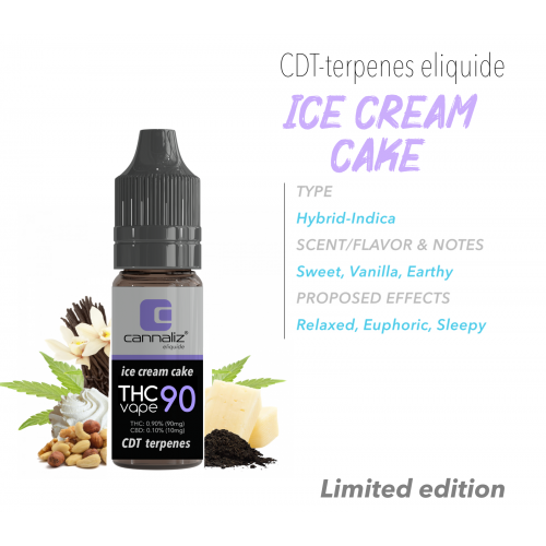 Cannaliz THC Vape E-liquide CDT Ice Cream Cake Cannaliz Produits