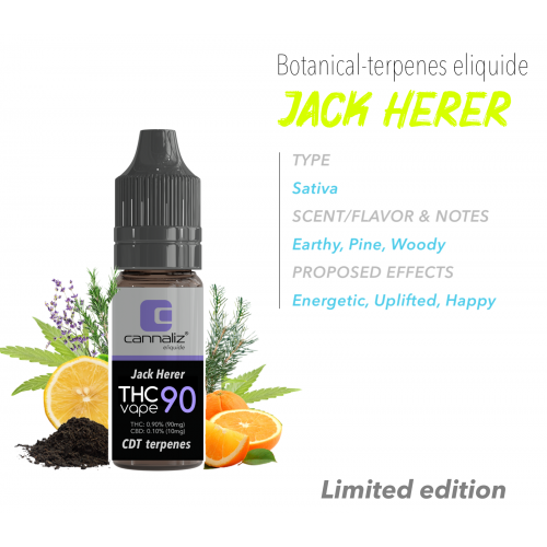 Cannaliz THC Vape E-liquide Jack Herer Cannaliz Produits