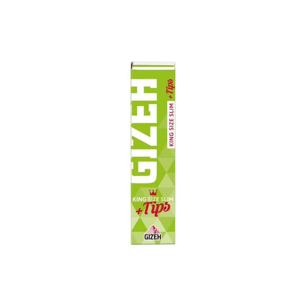 Carton of GIZEH King Size Slim Super Fine Rolling Sheets + Tips Gizeh Rolling sheet