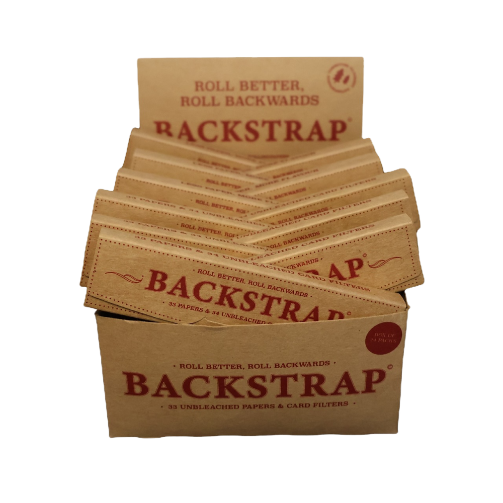 Carton de feuille à rouler + filtres Backstrap Produits
