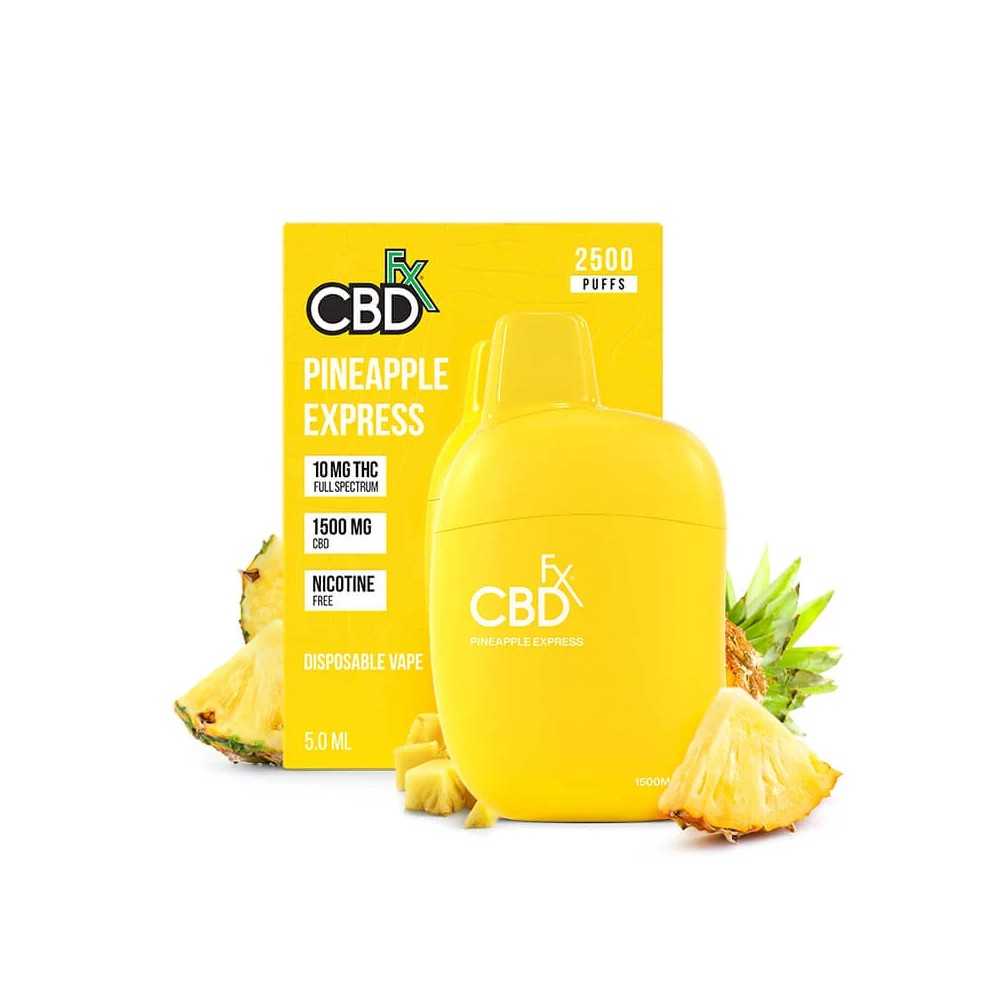 CBDFX Pineapple Express THC Vape Pen 1500mg CBD + 10mg THC CBD FX Produits