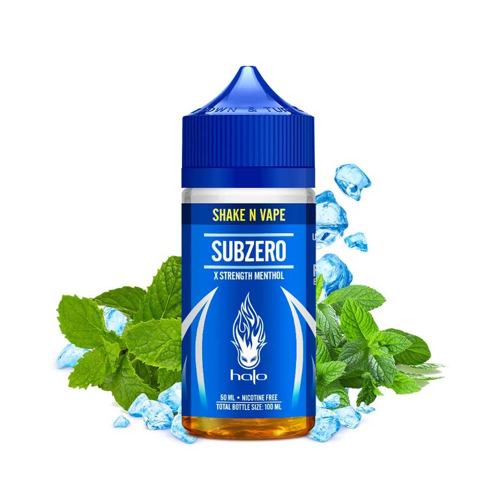 E-liquide Subzero Shortfill format Halo 50 in 100ml Halo Produits