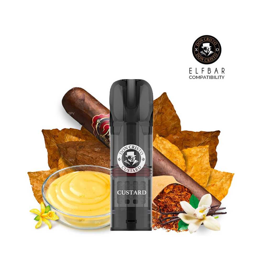 Don Cristo Custard cartridges - PGVG Labs - Pack x2 DON CRISTO BY PGVG LABS Products