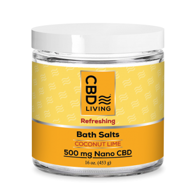 CBD Living Sali da bagno rilassanti Cocco e Lime CBD Living Benessere