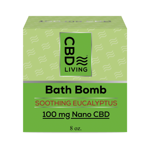 CBD Living Bath Bomb Eucalyptus CBD Living Produits