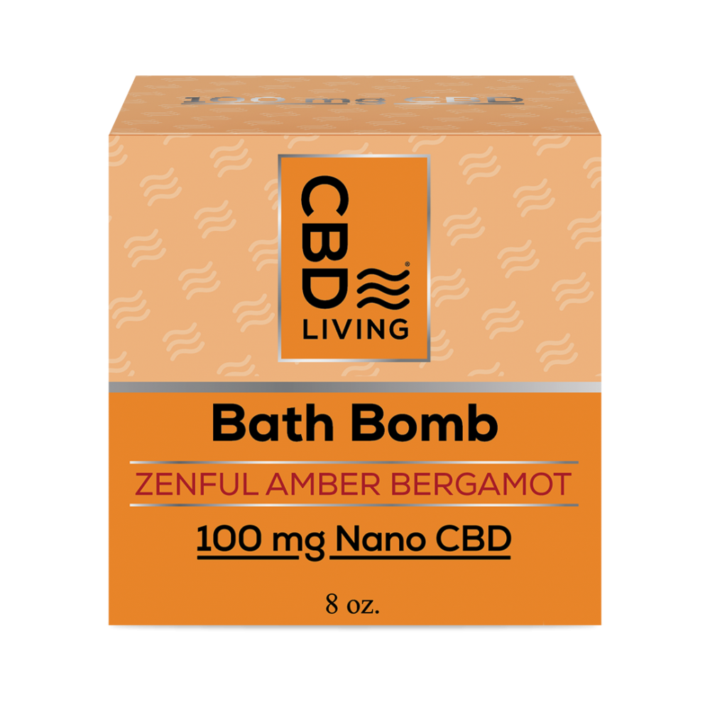 CBD Living Bath Bomb Amber Bergamot CBD Living Produkte