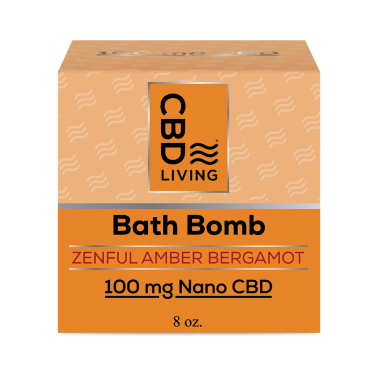 CBD Living Bath Bomb Amber Bergamot CBD Living Produkte