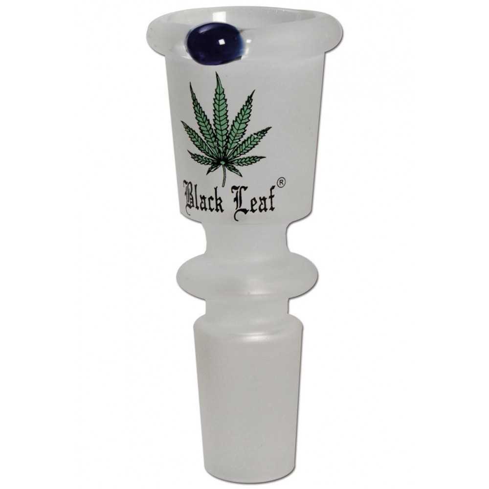 Bowl Black Leaf Frosted SG14 Black Leaf Bowls