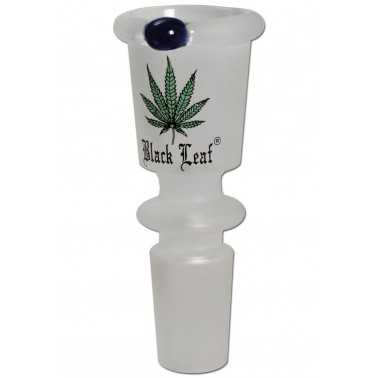 Bowl Black Leaf Frosted SG14 Black Leaf Bowls