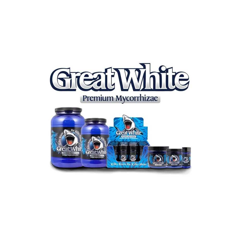 Great White® premium mycorrhizae Beneficial Bacteria & Trichoderma Great White Premium Engrais