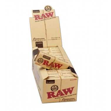 Carton Raw Classic Connoisseur 11/4 + tips RAW Feuille à rouler