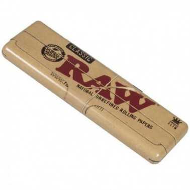 Raw King Size Classic Metal Box RAW Leaf to roll