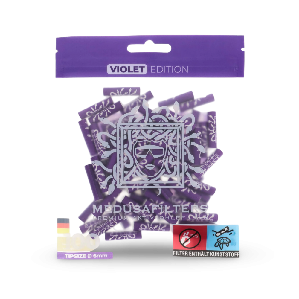 Medusa Filters Violet Edition 100 pièces Medusa Filters Produits