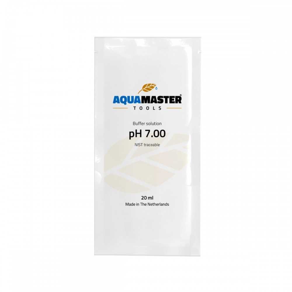 Aquamaster Tools pH 7.00 Kalibrierungslösung 20ml Bag Aquamaster PH/EC-Kalibrierung