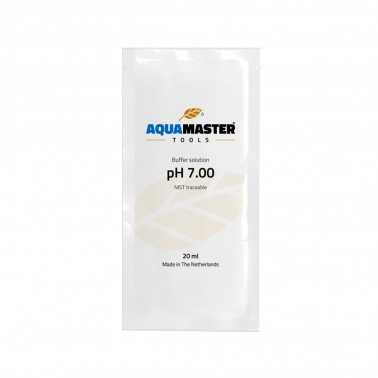 Aquamaster Tools Soluzione di calibrazione pH 7,00 Sacchetto da 20 ml Aquamaster Calibrazione PH/EC