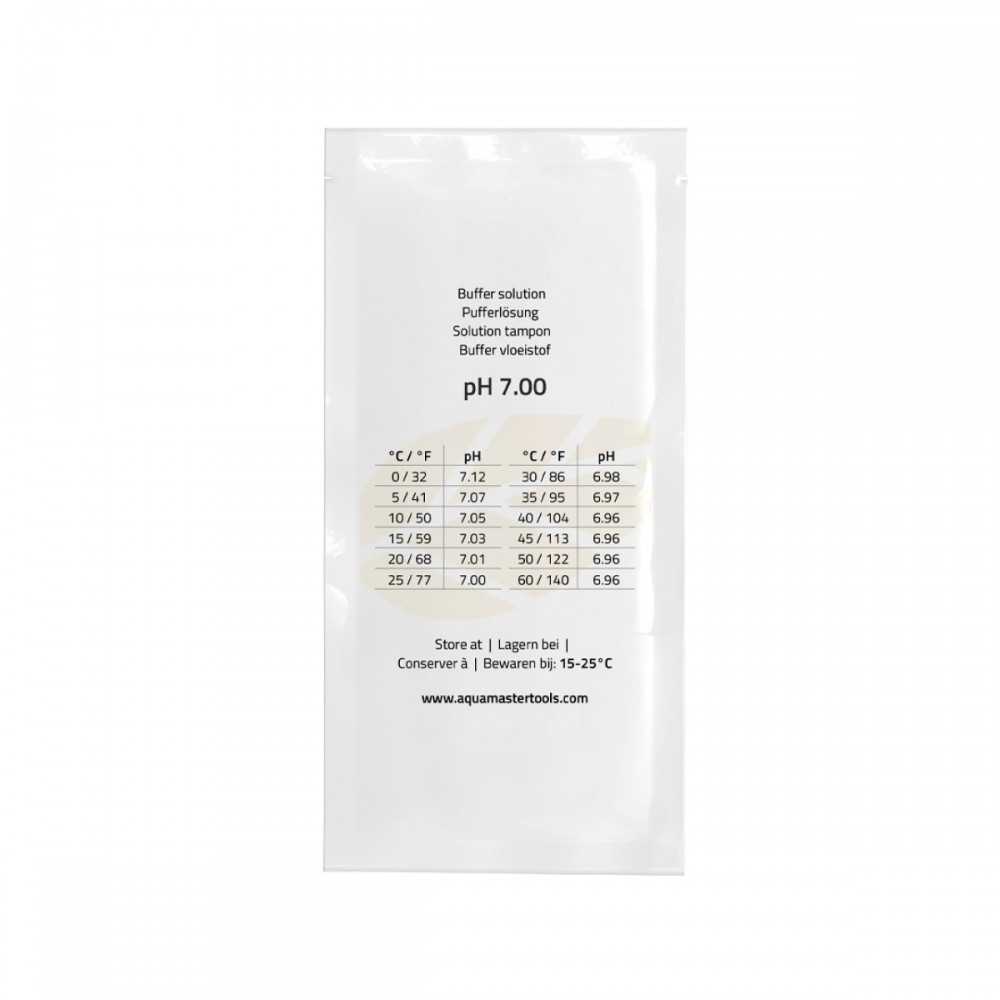 Aquamaster Tools pH 7.00 Kalibrierungslösung 20ml Bag Aquamaster PH/EC-Kalibrierung