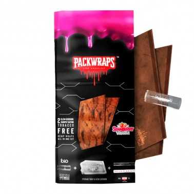 Packwraps Hemp Wrap Kit Natural Strawberry Vanilla Packwraps Produits