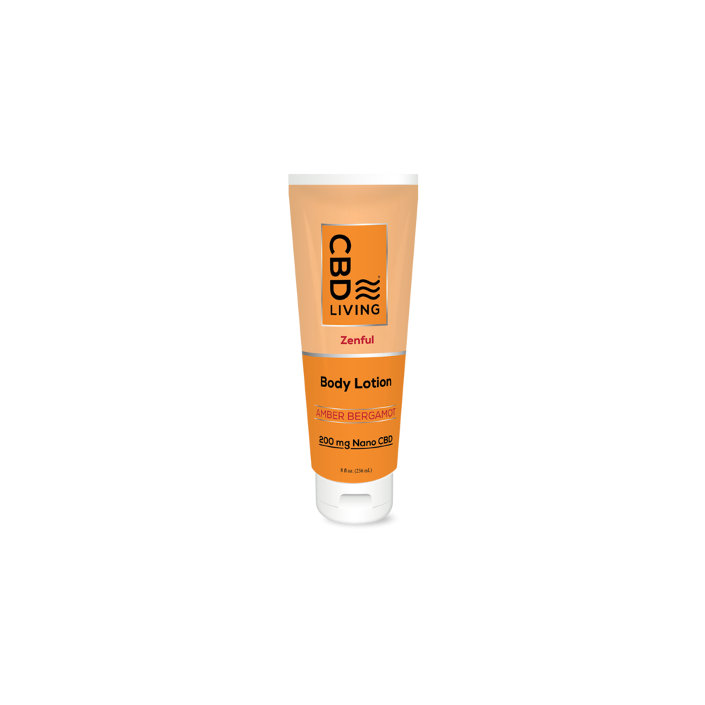 Lotion mit CBD Living Amber Bergamot 236ml CBD Living Wohlbefinden