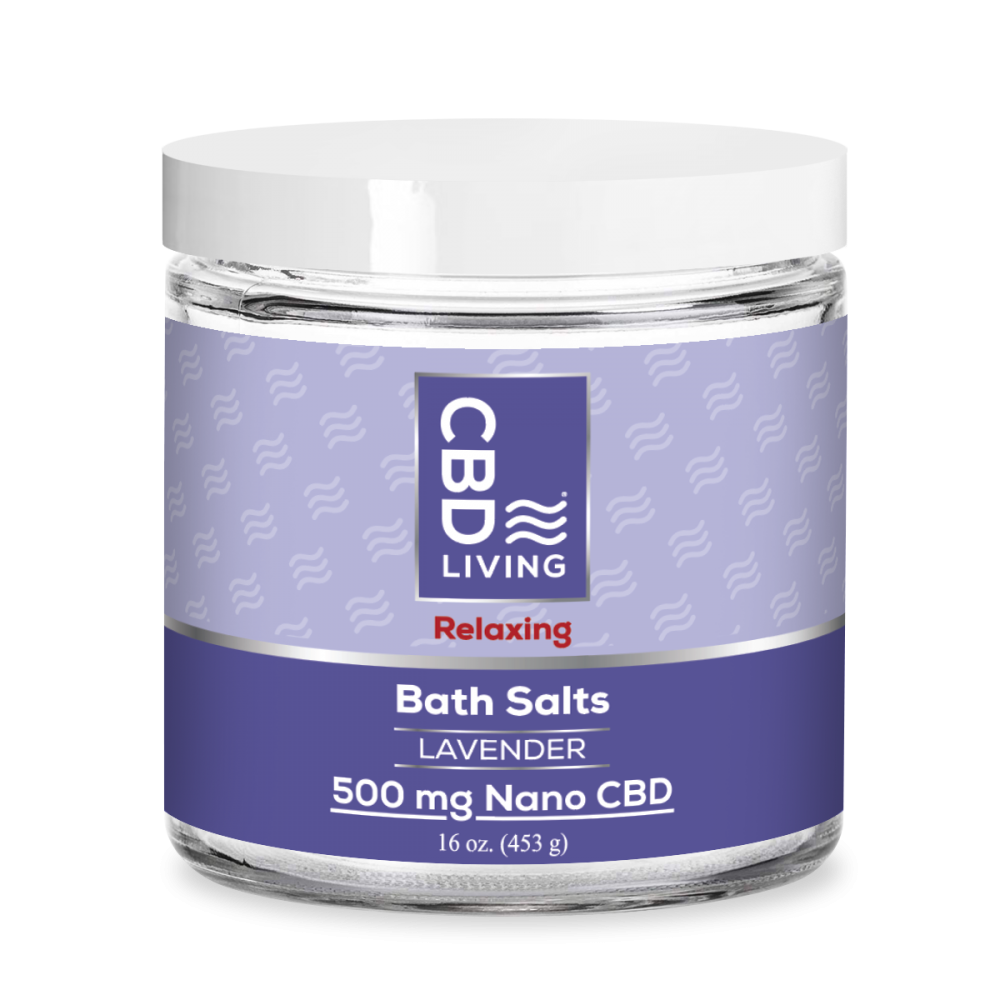 Sels de bain relaxants CBD Living Lavander CBD Living Bien-être