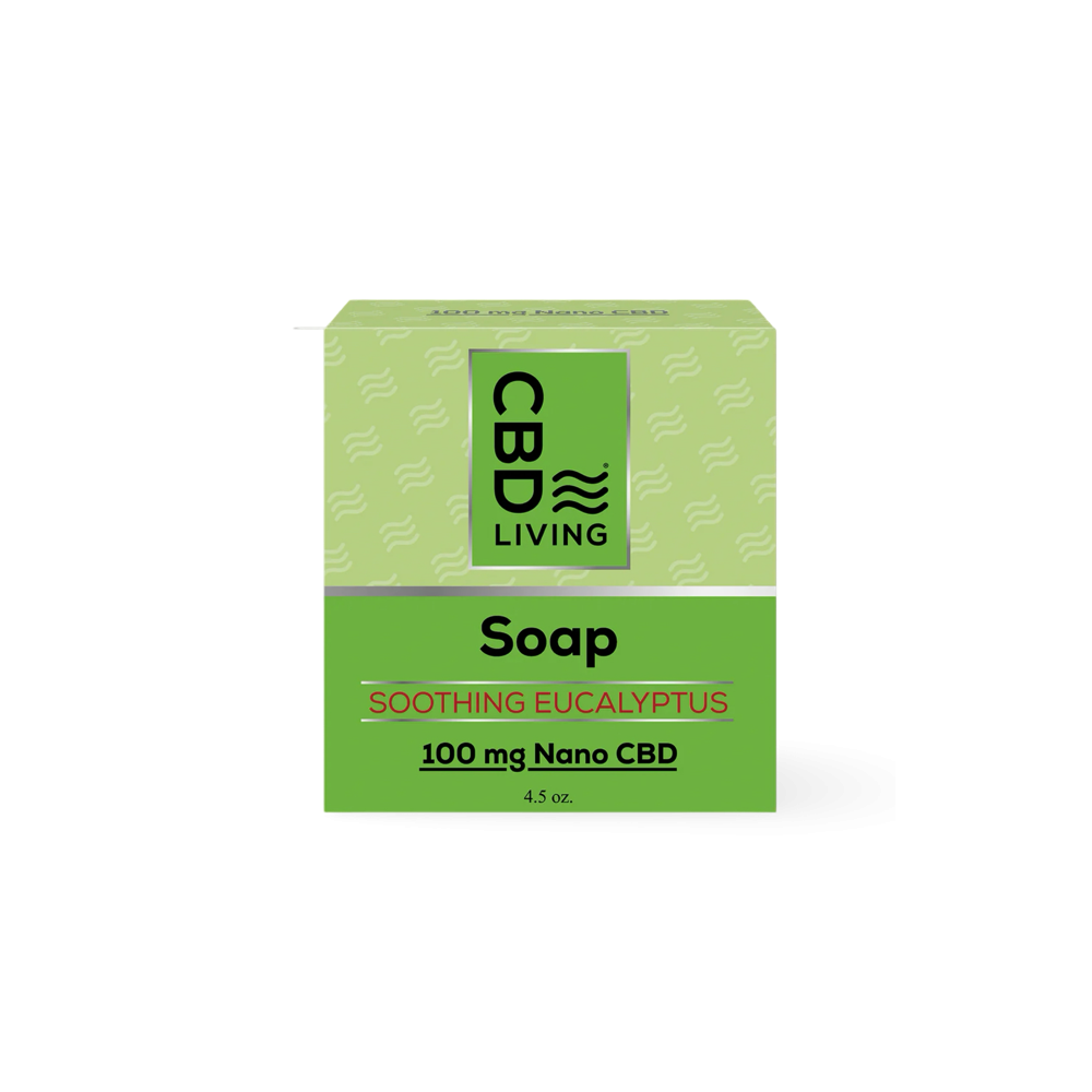 Relaxing soap CBD Living Eucalyptus CBD Living Wellness