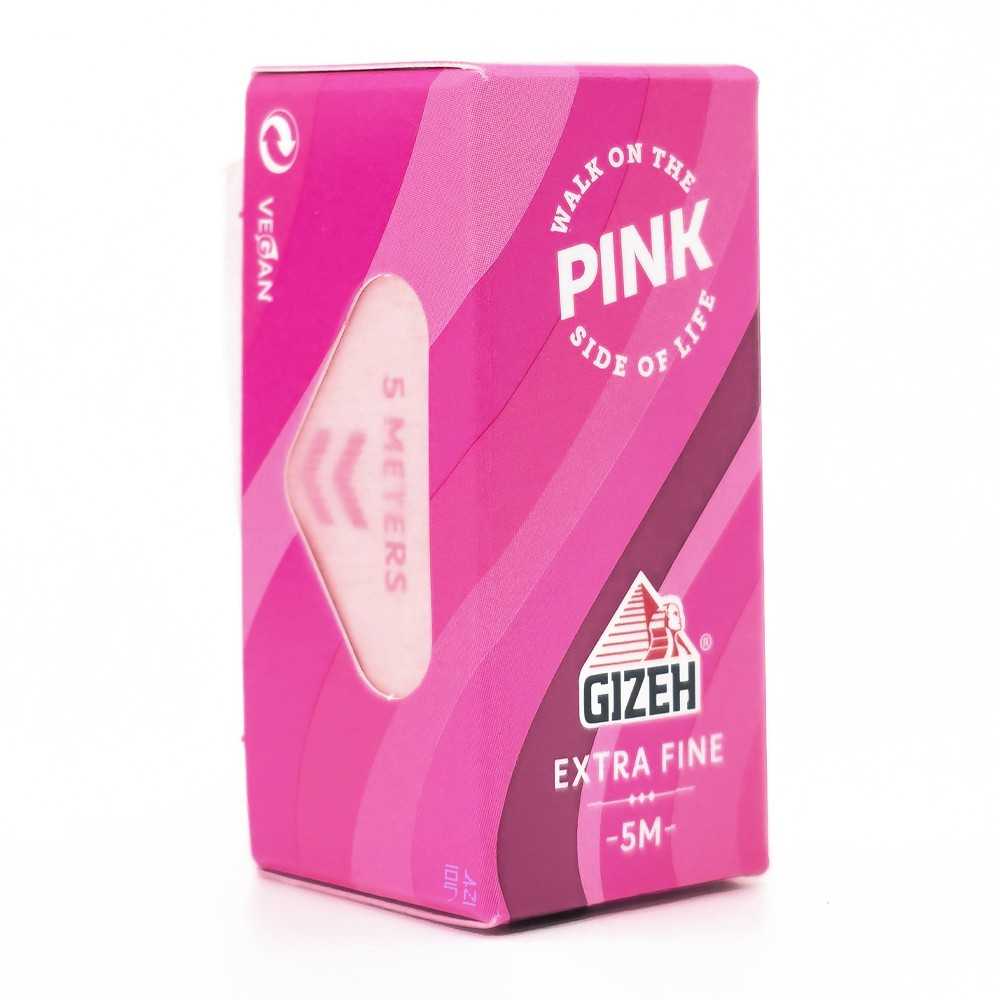 Rolls GIZEH PINK Extra Fine 5m Gizeh Feuille à rouler
