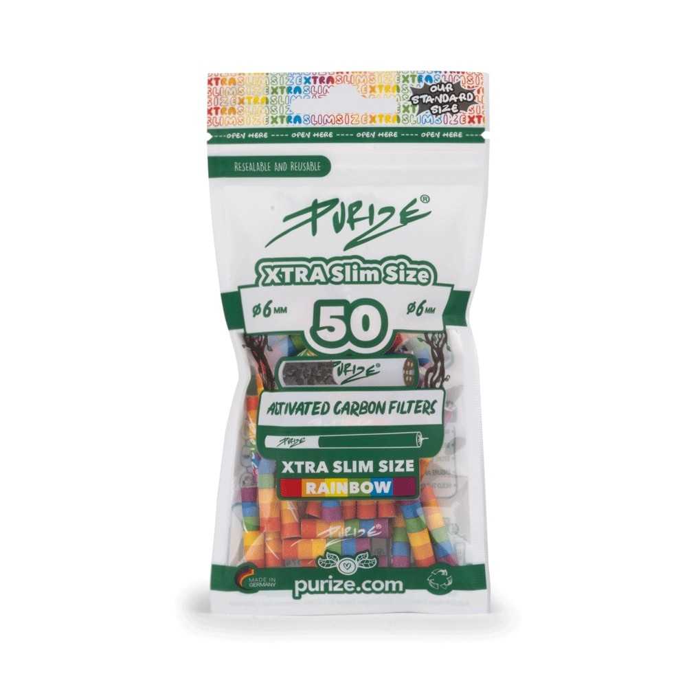 Filtro a carbone attivo Purize Xtra Slim Diversity (50 pezzi) 6 mm Purize filters Prodotti