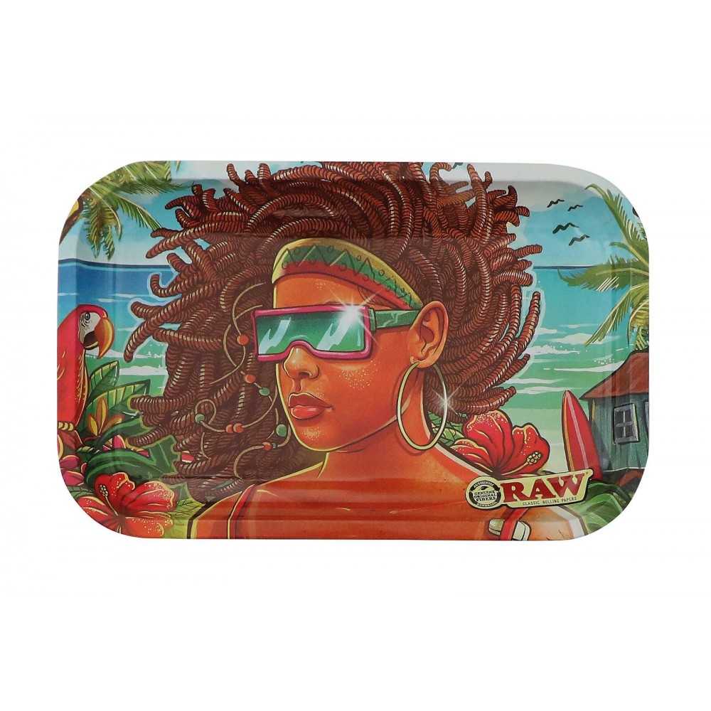Tablett zum Rollen Raw Brazil 3 Small RAW Tablett zum Rollen