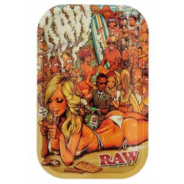 Raw Girl 3 Small rolling tray RAW Rolling tray