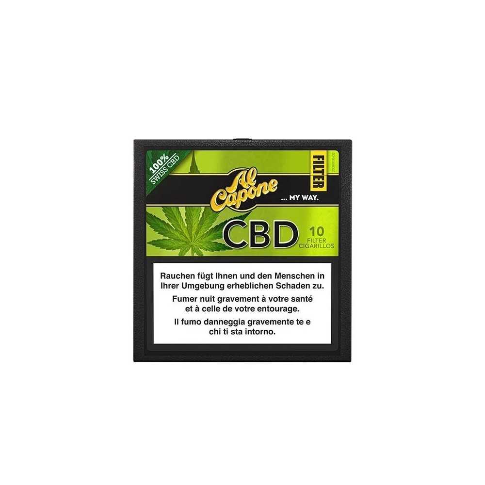Al Capone CBD-Zigarillos (mit Filter) Al Capone CBD-Blüten und Hash