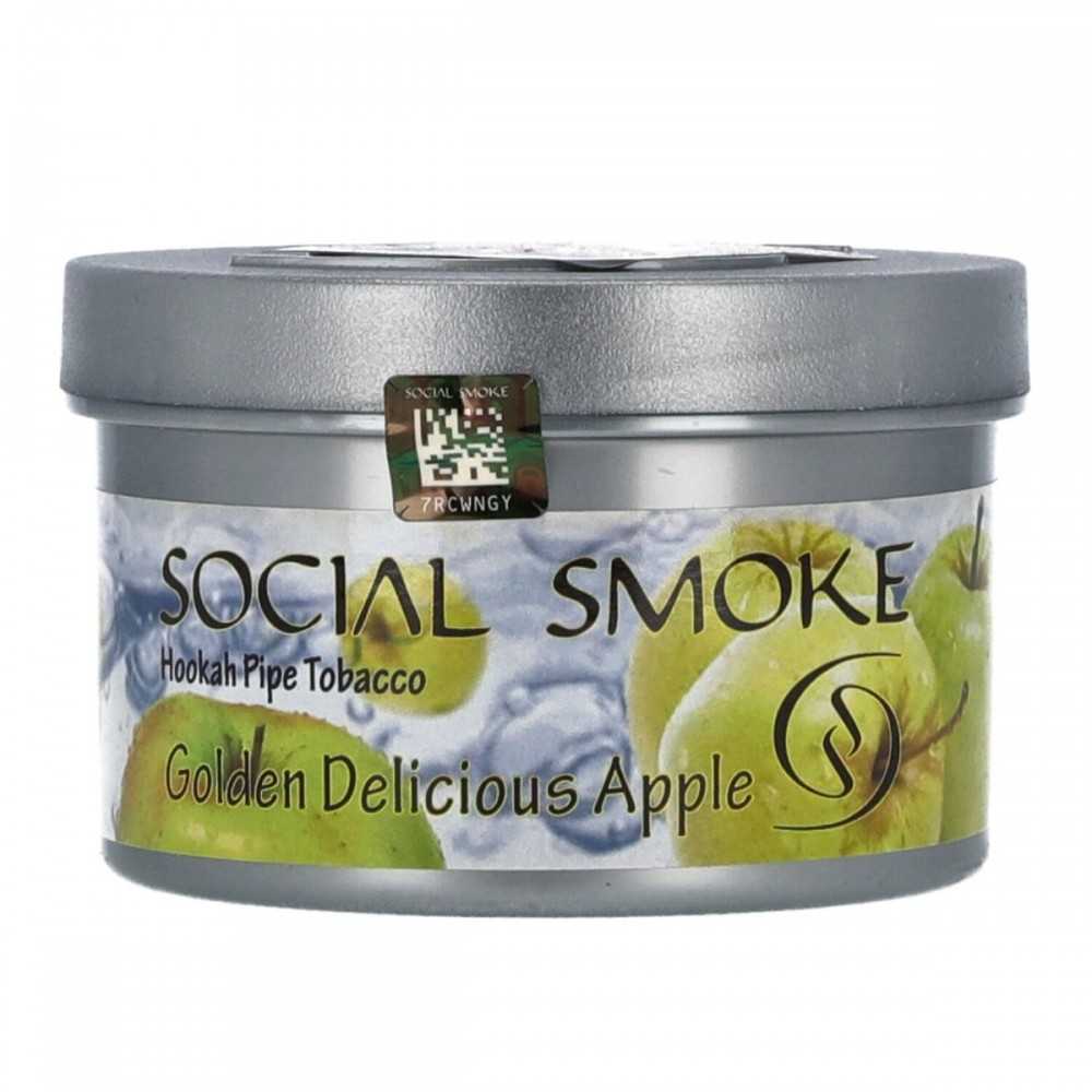 Tabacco da shisha Social Smoke Mela Golden Delicious Social Smoke Prodotti