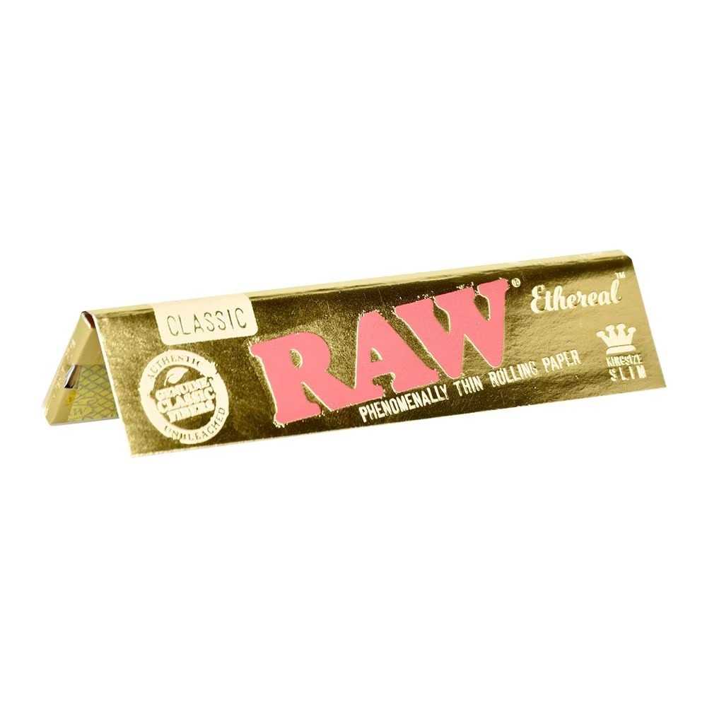 Carton de feuilles à rouler RAW Ethereal Classic King Size Slim RAW Accessoires fumeurs