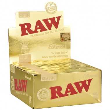 Carton of rolling papers RAW Ethereal Classic King Size Slim RAW Smoking accessories