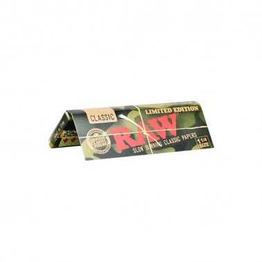 Blatt RAW Classic Camo Rolling Papers 1 1/4 RAW Raucherzubehör