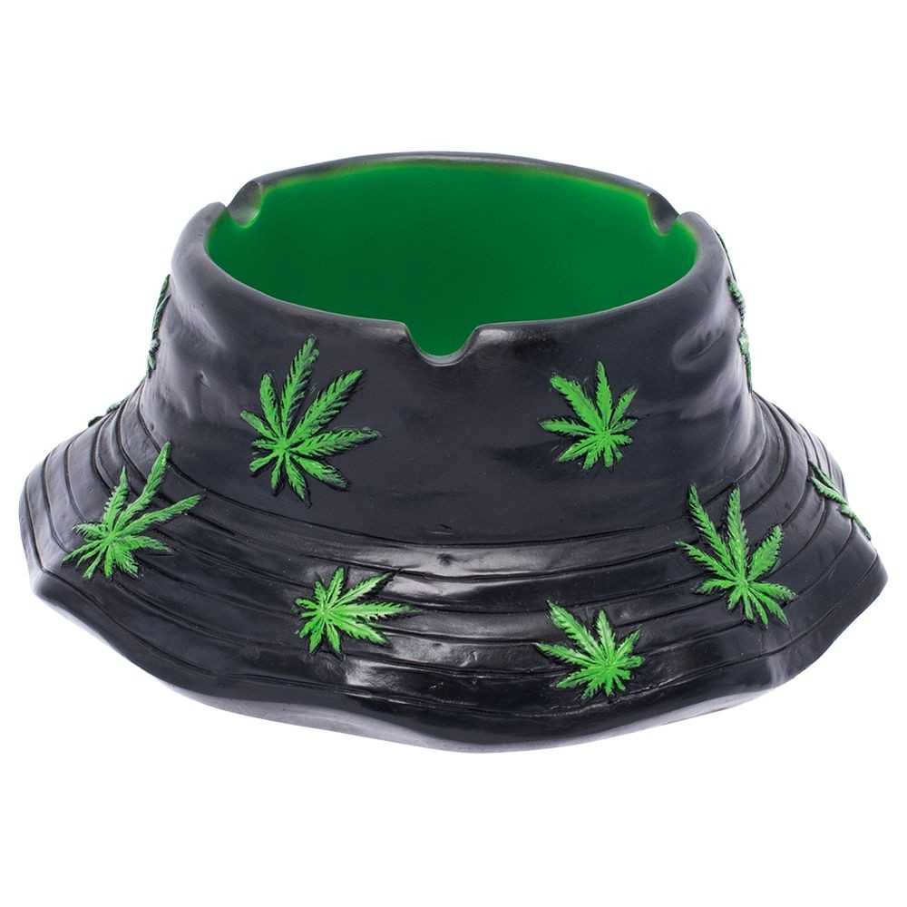 Green Leaf Bucket Hat ashtray Fujima Products