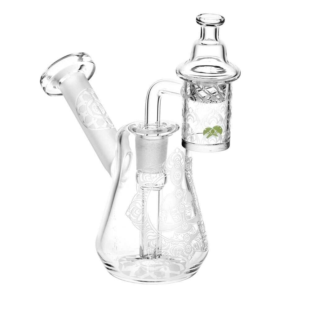 Pulsar Compact Travel Etched Glass Dab Rig Set 14mm F Pulsar Produkte