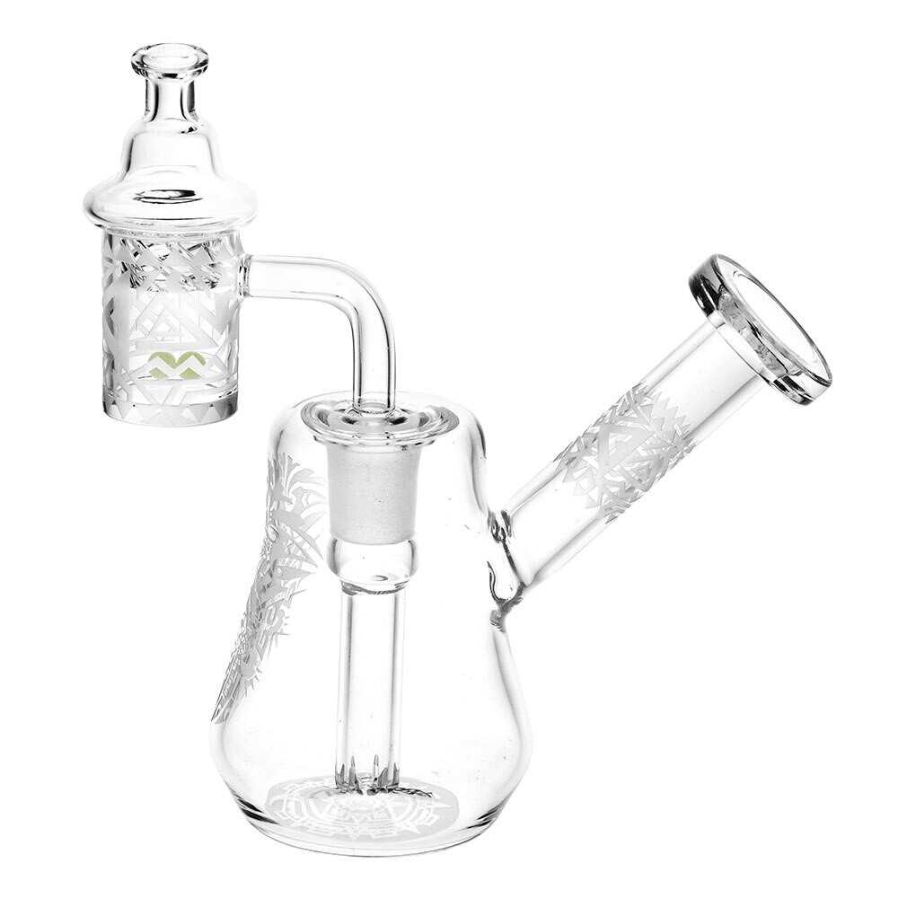 Pulsar Compact Travel Etched Glass Dab Rig Set 14mm F Pulsar Produkte