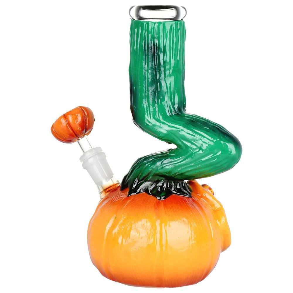 Pulsar Bent Neck Scary Pumpkin 3D Painted Bong 14mm F Pulsar Produkte