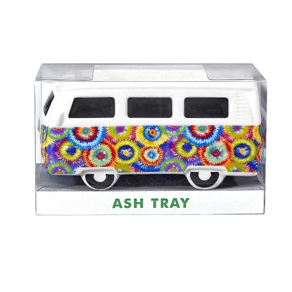 Posacenere vintage in ceramica Hippie Bus Fujima Prodotti