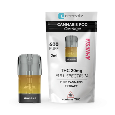 Ersatz-Pod Cannaliz THC 20mg Amnesia Cannaliz Produkte