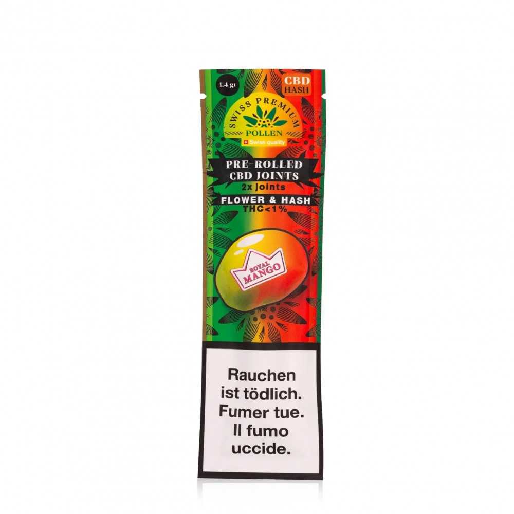 CBD flowers Swiss Premium Pollen Mango Haze pre-rolled joints Swiss Premium Pollen Products