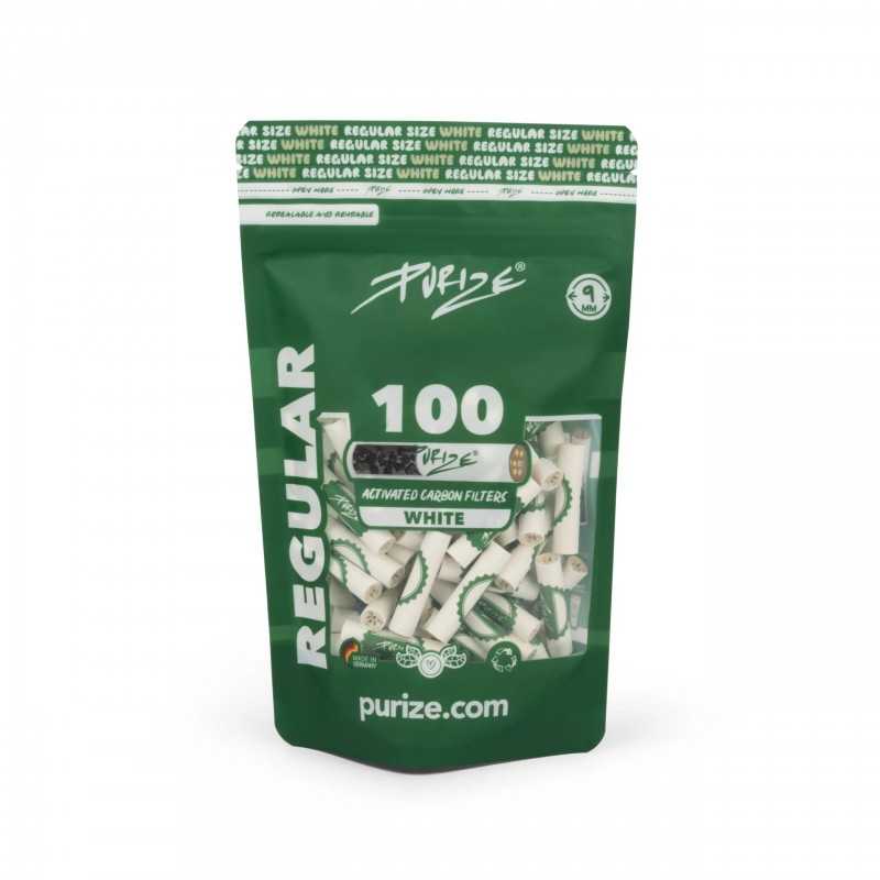PURIZE® Filtro a carbone attivo regolare (100 pezzi) 9 mm Purize filters Prodotti