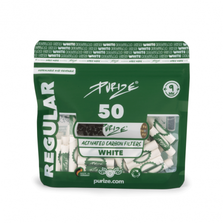 PURIZE® Regular White Filtro al carbone da 9 mm Purize filters Prodotti