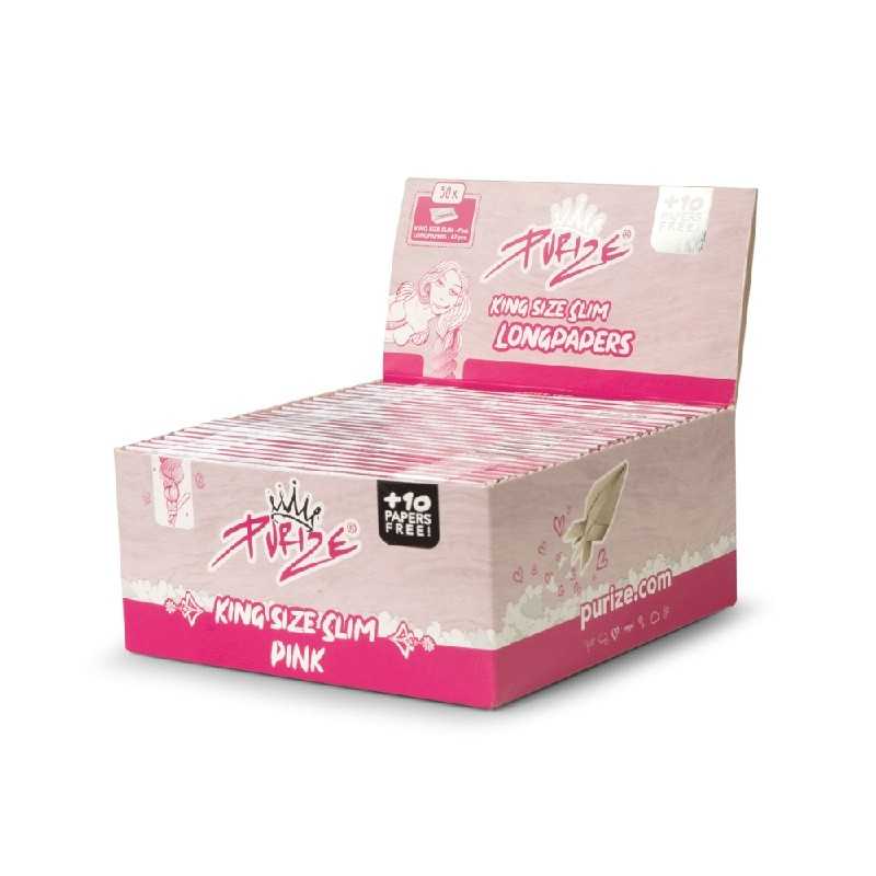 Cartone di lenzuola arrotolabili PURIZE® King Size Slim Pink Purize filters Prodotti